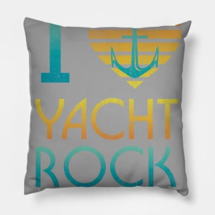 I Heart Yacht Rock Drinking design Maritime = Party Time Pillow