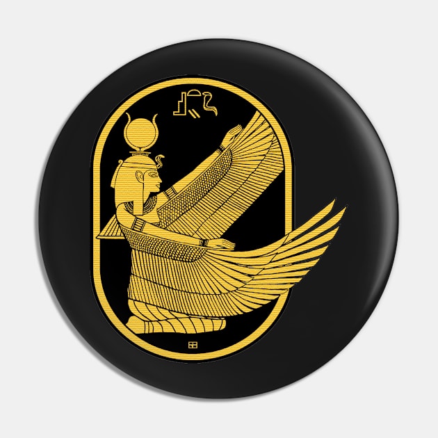 Isis Pin by WorkOfArtStudios