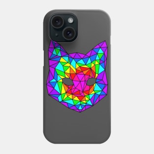 Geometric Cat Phone Case