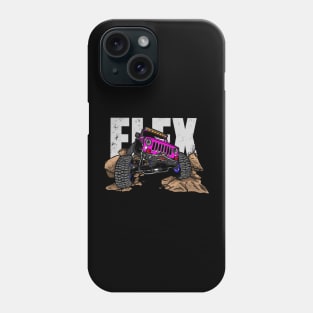 Pink Jeep Flex Phone Case