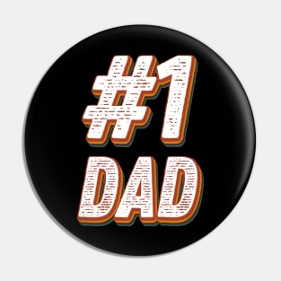 #1 Dad Pin