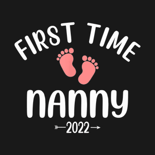 First Time Nanny 2022 Mother's Day Gift T-Shirt