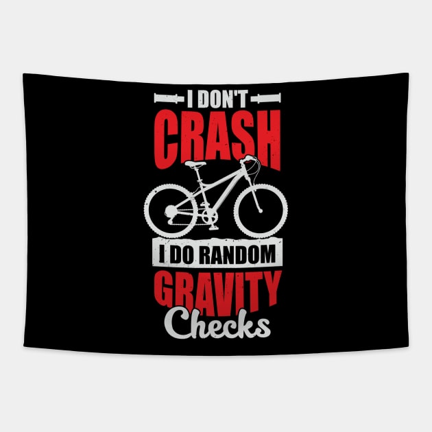 I Don't Crash I Do Random Gravity Checks Tapestry by Dolde08