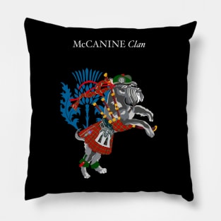 McCANINE Clan Tartan Dog Canine Terrier Scotland Ireland Pets Pillow