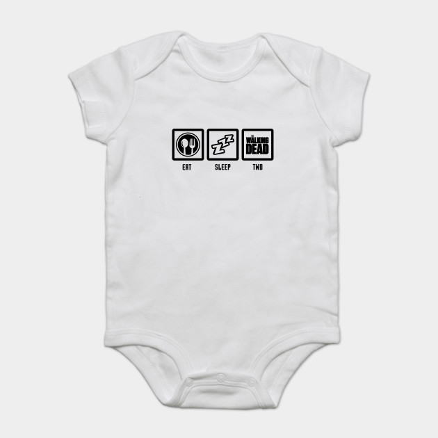Eat Sleep The Walking Dead Thewalkingdead Onesie Teepublic