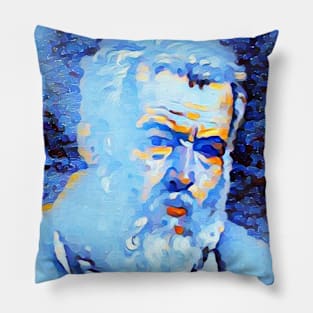 Anaximander Portrait | Anaximander Artwork | Anaximander Painting 14 Pillow