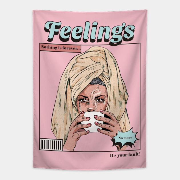 feelings Tapestry by WOAT