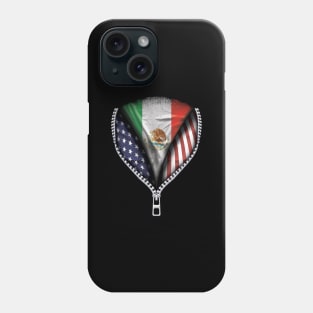 Mexican Flag  Mexico Flag American Flag Zip Down - Gift for Mexican From Mexico Phone Case