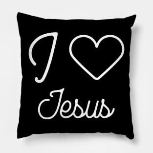 I love Jesus Pillow