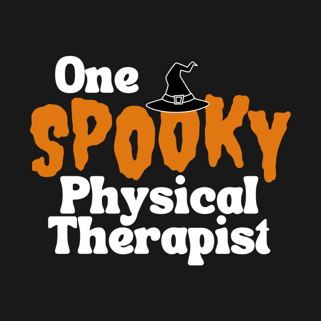 Physical Therapy Halloween Design with White Letters by MadebyOTBB