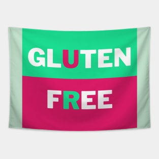 Gluten Free - Green & Fuschia Halves Tapestry