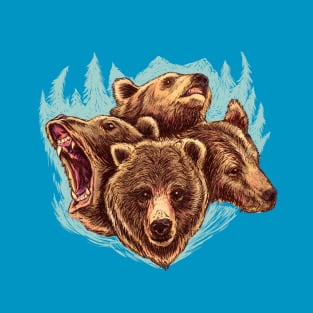 Four Bears (Color) T-Shirt