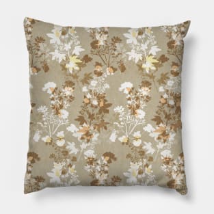 fall winter floral Pillow