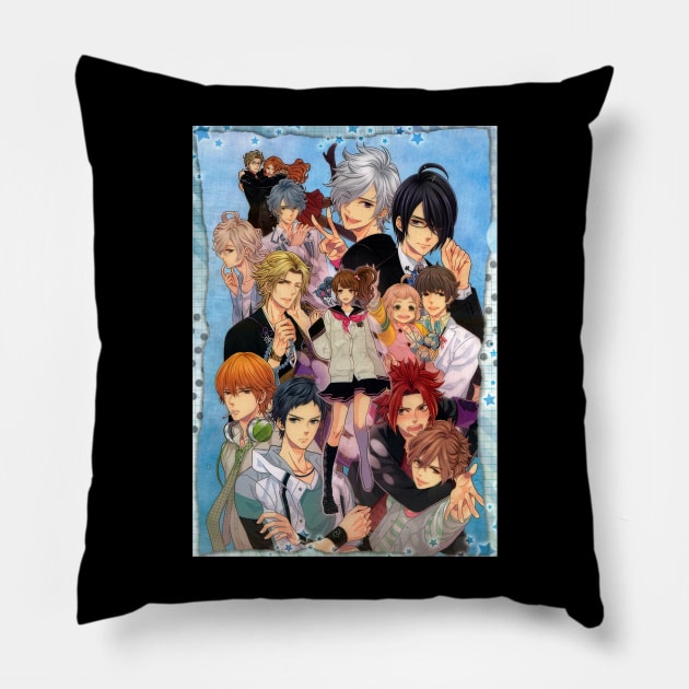 Brothers Conflict Pillow by eldridgejacqueline