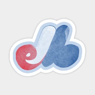 Montreal Expos Baseball Magnet