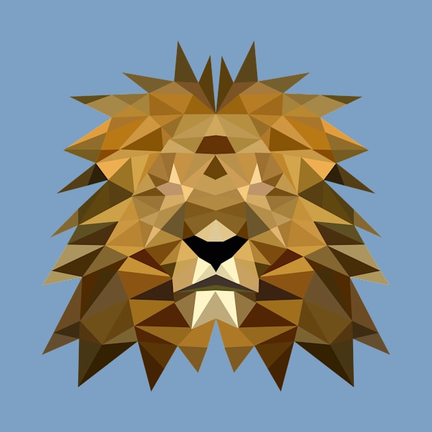 Geometric Lion by rikadonye