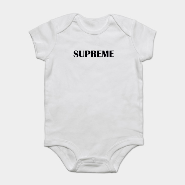 supreme baby onesie