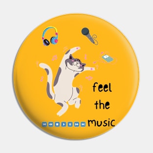 Happy cat Pin