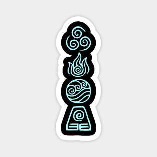 Avatar - Airbender - Elements Magnet