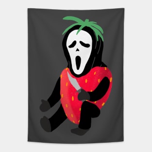 Strawberry Ghostface Tapestry