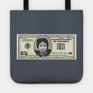 Data 50 dolla bill Tote