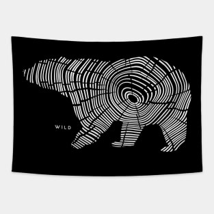 wild-wood-bear Tapestry