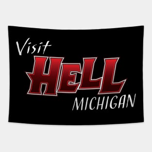 Visit Hell, Michigan Tapestry