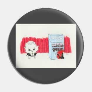 The Cig Cats - Red Room Pin