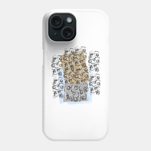 Abstract waves Phone Case