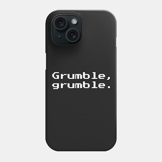 Grumble, grumble - 8-bit Retro Gaming Phone Case by Nonstop Shirts