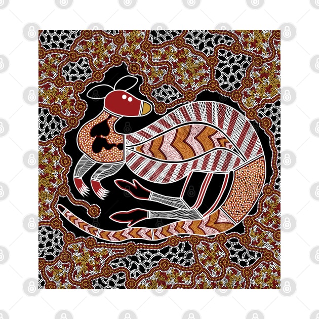Aboriginal Art - Kangaroo Dreaming by hogartharts