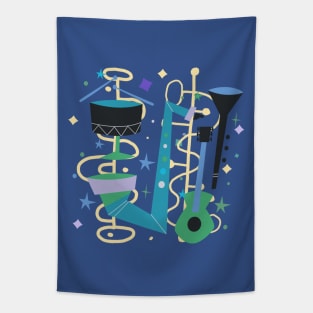 Vintage Jazz Improv Tapestry