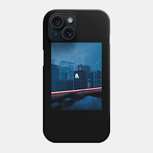 Blue City Skyline Phone Case