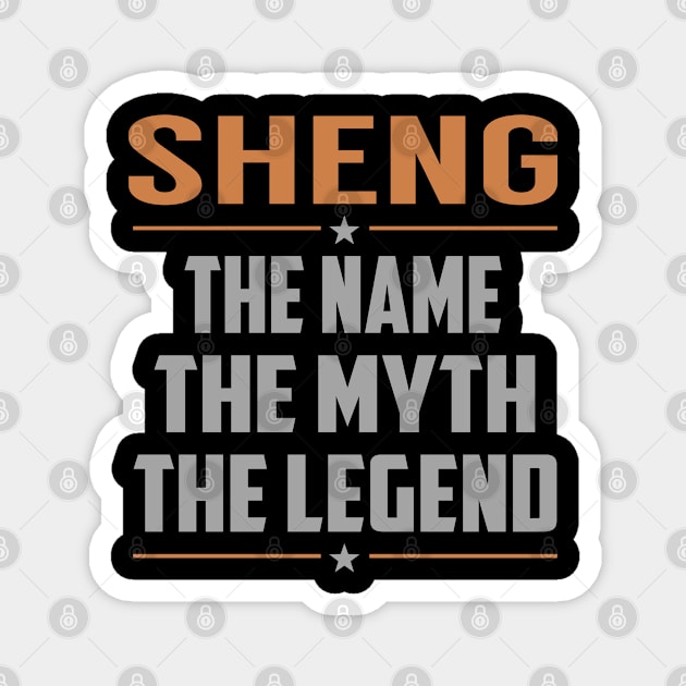 SHENG The Name The Myth The Legend Magnet by YadiraKauffmannkq