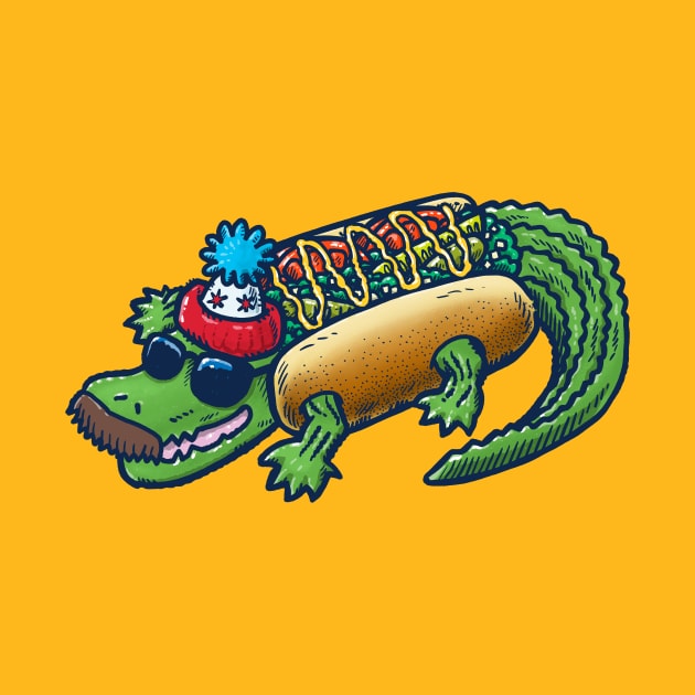 Da Chicago Gator Dog by nickv47