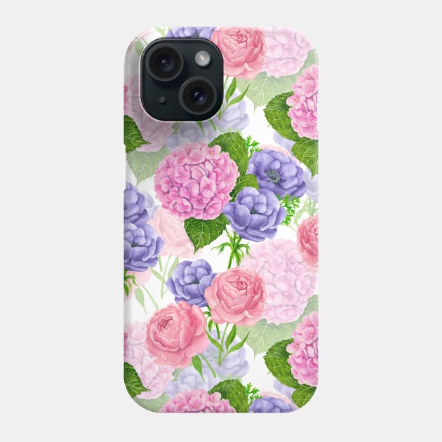 Spring garden watercolor 3 Phone Case by katerinamk