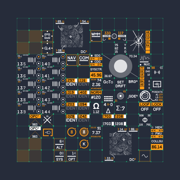 Sci Fi Futuristic Computer UX User Interface Data by ernstc