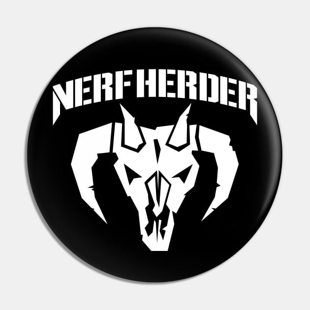 Nerf Herder Punk Band Pin by Punk Robot