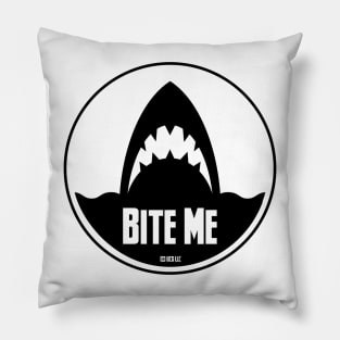 JAWS Movie BITE ME Shark design Pillow