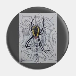 Spider Web Pin