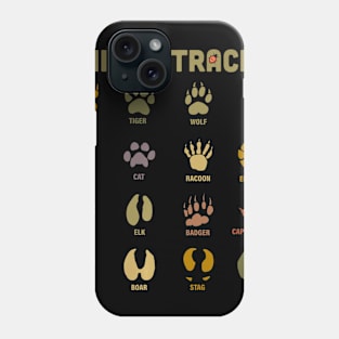 Animal Tracks Identification Learning for Kids Phone Case