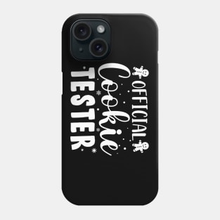 Official Cookie Tester Christmas Baking Team Gift Phone Case