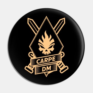 Carpe DM Skull Swords Pin