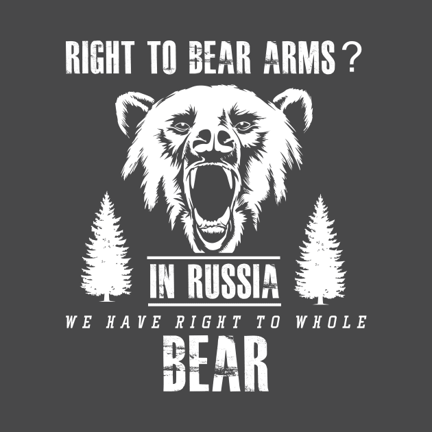 Right to Bear Arms?  In Russia We Have Right to Whole Bear by joshp214