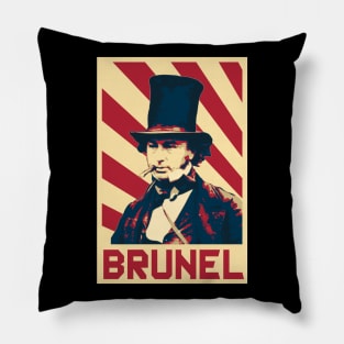 Isambard Kingdom Brunel Retro Pillow