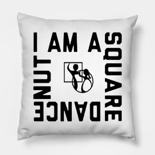 SQD Nut BLK Pillow