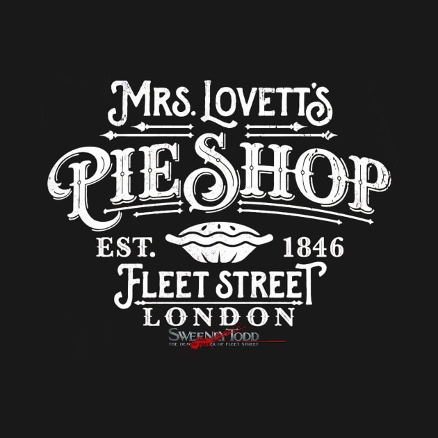 Sweeney Todd Mrs Lovett s Pie Shop Fleet Street London est 1846 by Smithys