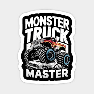 Monster Truck Lover Off Road Master Magnet