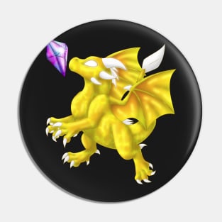 GemBabs: Elemental Dragon (Electric) Pin