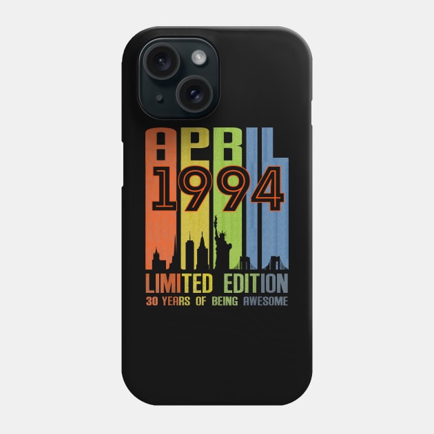 April 1994 30 Years Of Being Awesome Limited Edition Phone Case by cyberpunk art